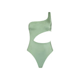 One-shoulder High-cut One Piece. Comfortable, elegant, and versatile, it's an essential piece.