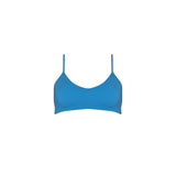 Make a splash with the Riviera Azure Strappy Back Top available with The Sunday Freckles.